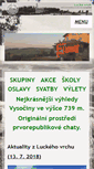 Mobile Screenshot of lucky-vrch.cz
