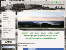 Tablet Screenshot of lucky-vrch.cz